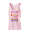 Love is like Sunshine - Quote Womens Tank Top-Womens Tank Tops-TooLoud-SoftPink-X-Small-Davson Sales