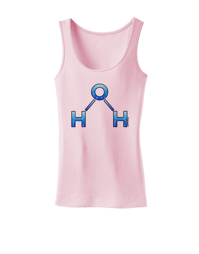 Water Molecule Womens Tank Top by TooLoud-Womens Tank Tops-TooLoud-SoftPink-X-Small-Davson Sales