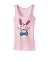 Happy Easter Bunny Face Womens Petite Tank Top-Womens Tank Tops-TooLoud-SoftPink-X-Small-Davson Sales