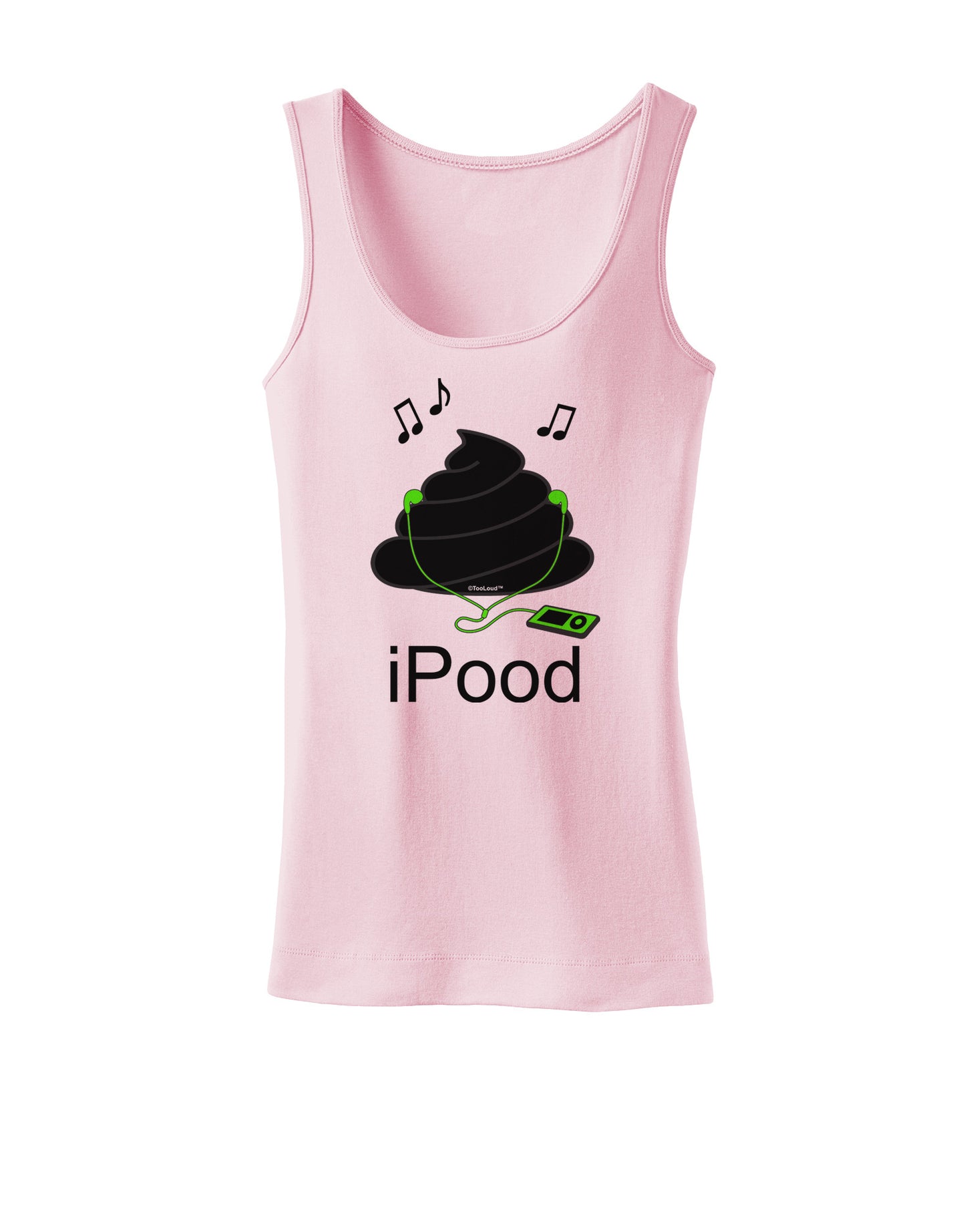 iPood Womens Petite Tank Top-TooLoud-SoftPink-X-Small-Davson Sales
