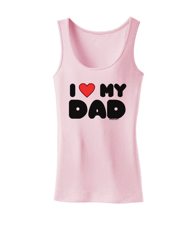 I Heart My Dad Womens Tank Top by TooLoud-Womens Tank Tops-TooLoud-SoftPink-X-Small-Davson Sales