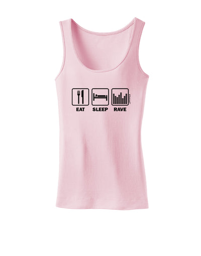 Eat Sleep Rave Womens Tank Top by TooLoud-Womens Tank Tops-TooLoud-SoftPink-X-Small-Davson Sales