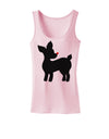 Cute Rudolph Silhouette - Christmas Womens Tank Top by TooLoud-Womens Tank Tops-TooLoud-SoftPink-X-Small-Davson Sales