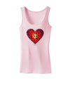 Water Droplet Heart Red Womens Tank Top by TooLoud-Womens Tank Tops-TooLoud-SoftPink-X-Small-Davson Sales