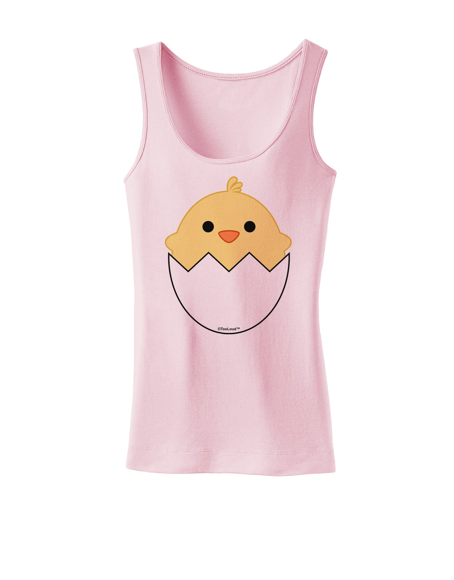 Cute Hatching Chick Design Womens Tank Top by TooLoud-Womens Tank Tops-TooLoud-White-X-Small-Davson Sales