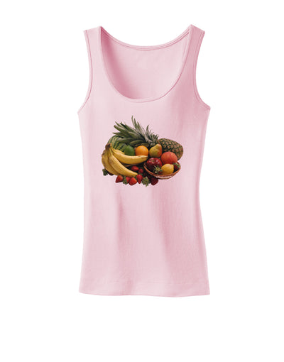 Fruit Basket Still Life Womens Tank Top-Womens Tank Tops-TooLoud-SoftPink-X-Small-Davson Sales