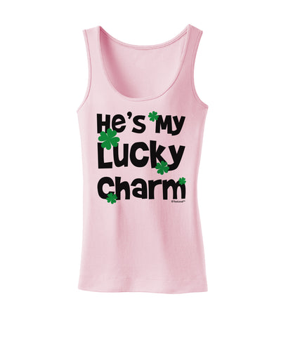 He's My Lucky Charm - Matching Couples Design Womens Tank Top by TooLoud-Womens Tank Tops-TooLoud-SoftPink-X-Small-Davson Sales