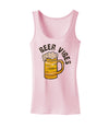 Beer Vibes Womens Petite Tank Top-Womens Tank Tops-TooLoud-SoftPink-X-Small-Davson Sales