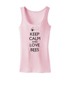 Keep Calm and Love Bees Womens Tank Top-Womens Tank Tops-TooLoud-SoftPink-X-Small-Davson Sales