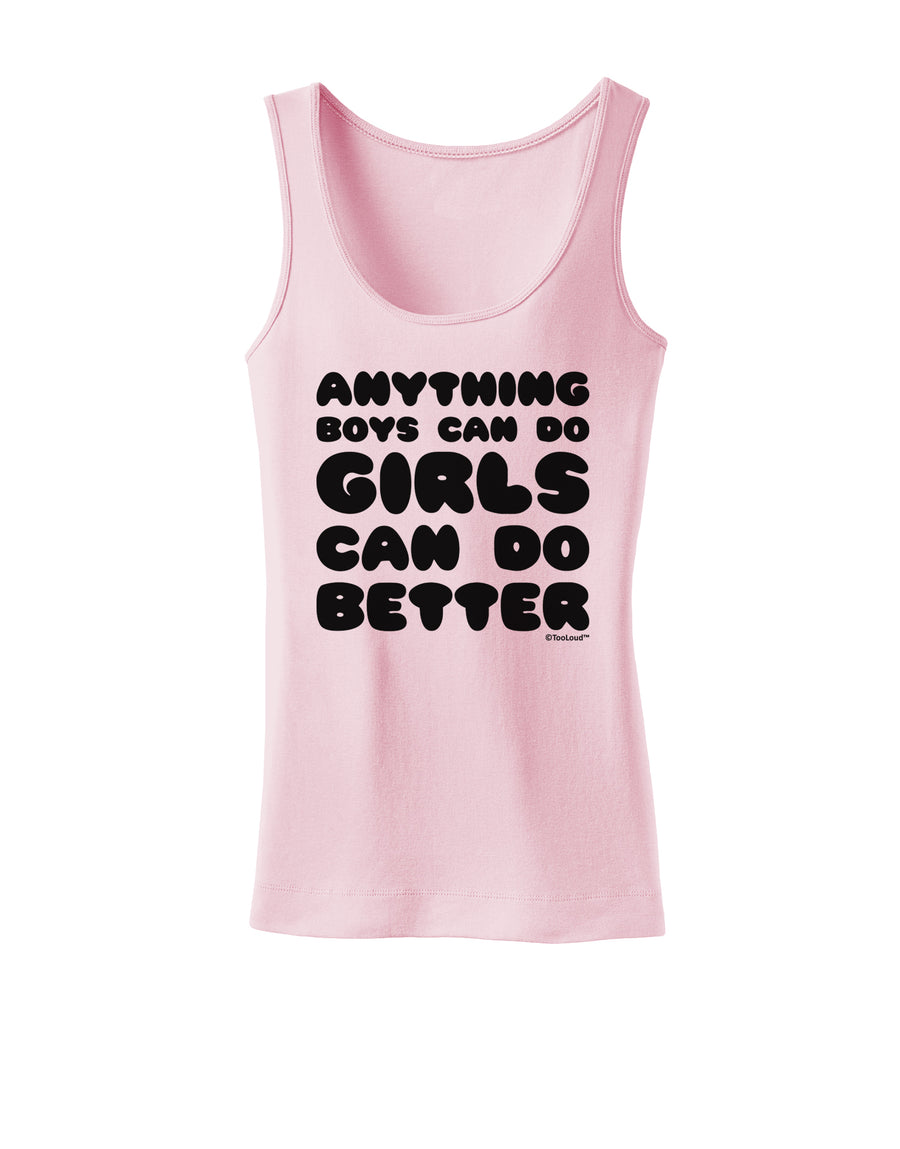 Anything Boys Can Do Girls Can Do Better Womens Tank Top by TooLoud-Womens Tank Tops-TooLoud-White-X-Small-Davson Sales