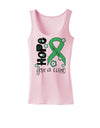 Hope for a Cure - Light Green Ribbon Celiac Disease - Flowers Womens Tank Top-Womens Tank Tops-TooLoud-SoftPink-X-Small-Davson Sales