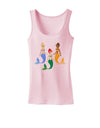 Three Mermaids Womens Tank Top-Womens Tank Tops-TooLoud-SoftPink-X-Small-Davson Sales