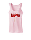 Love Lollipop Womens Petite Tank Top-TooLoud-SoftPink-X-Small-Davson Sales