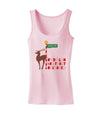 Rudolf Ratchet Reindeer Color Text Womens Tank Top-Womens Tank Tops-TooLoud-SoftPink-X-Small-Davson Sales