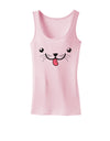 Kyu-T Face - Puppino the Puppy Dog Womens Tank Top-Womens Tank Tops-TooLoud-SoftPink-X-Small-Davson Sales