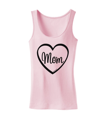 Mom Heart Design Womens Tank Top by TooLoud-Womens Tank Tops-TooLoud-SoftPink-X-Small-Davson Sales