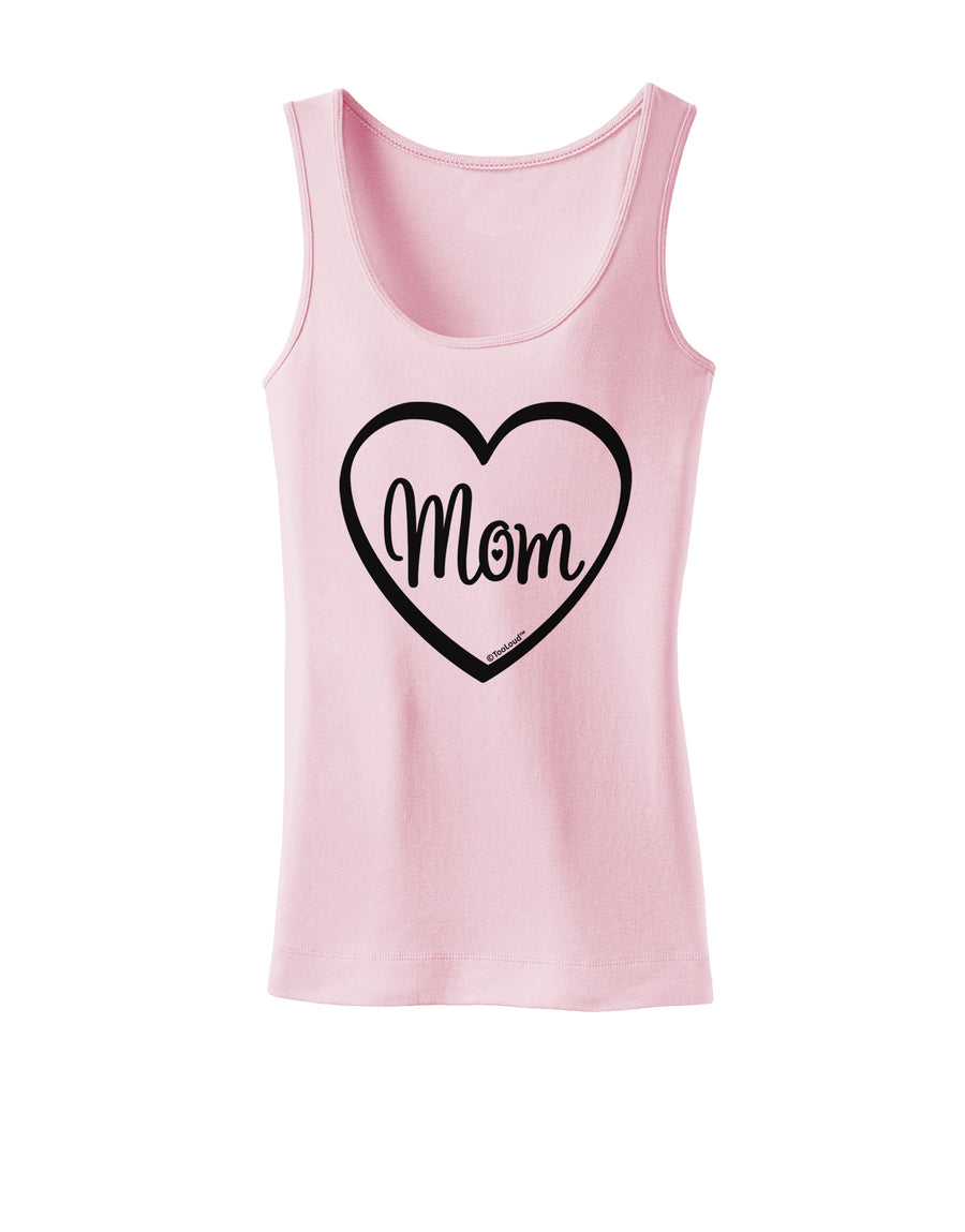 Mom Heart Design Womens Tank Top by TooLoud-Womens Tank Tops-TooLoud-White-X-Small-Davson Sales