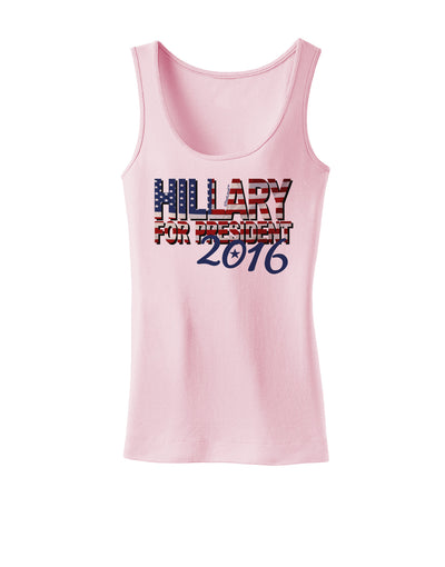 Hillary for President Flag Womens Tank Top-Womens Tank Tops-TooLoud-SoftPink-X-Small-Davson Sales