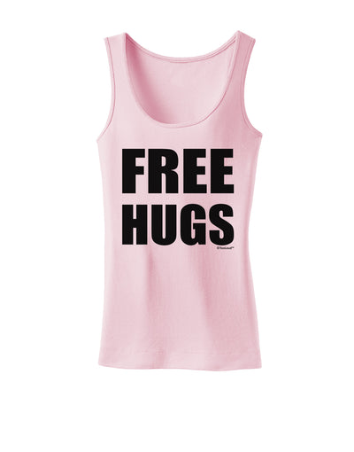 Free Hugs Womens Tank Top-Womens Tank Tops-TooLoud-SoftPink-X-Small-Davson Sales