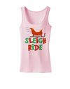 Sleigh Ride Color Womens Tank Top-Womens Tank Tops-TooLoud-SoftPink-X-Small-Davson Sales