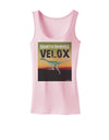 Ornithomimus Velox - With Name Womens Tank Top by TooLoud-Womens Tank Tops-TooLoud-SoftPink-X-Small-Davson Sales