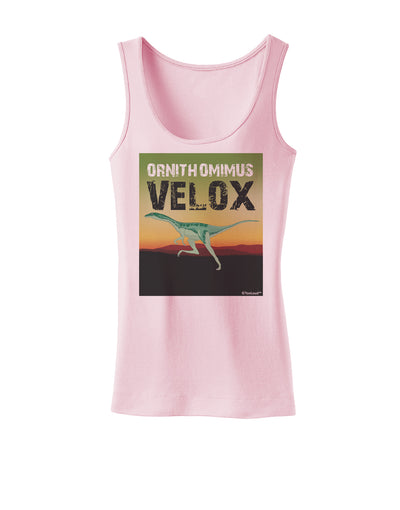 Ornithomimus Velox - With Name Womens Tank Top by TooLoud-Womens Tank Tops-TooLoud-SoftPink-X-Small-Davson Sales