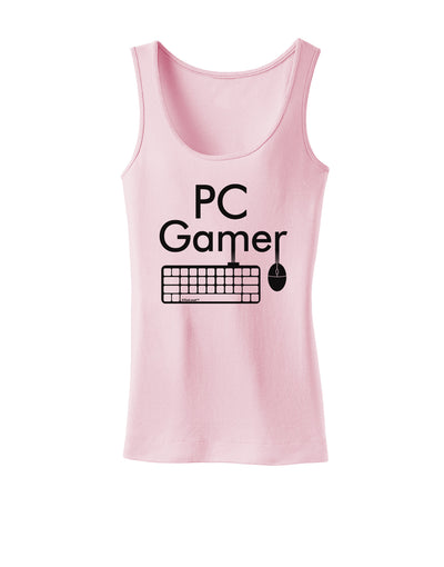 PC Gamer BnW Womens Petite Tank Top-TooLoud-SoftPink-X-Small-Davson Sales