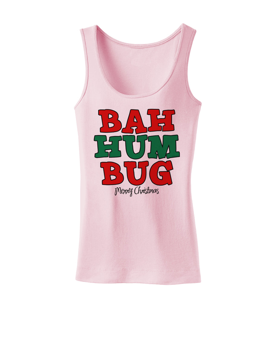 Bah Humbug Merry Christmas Womens Tank Top-Womens Tank Tops-TooLoud-White-X-Small-Davson Sales