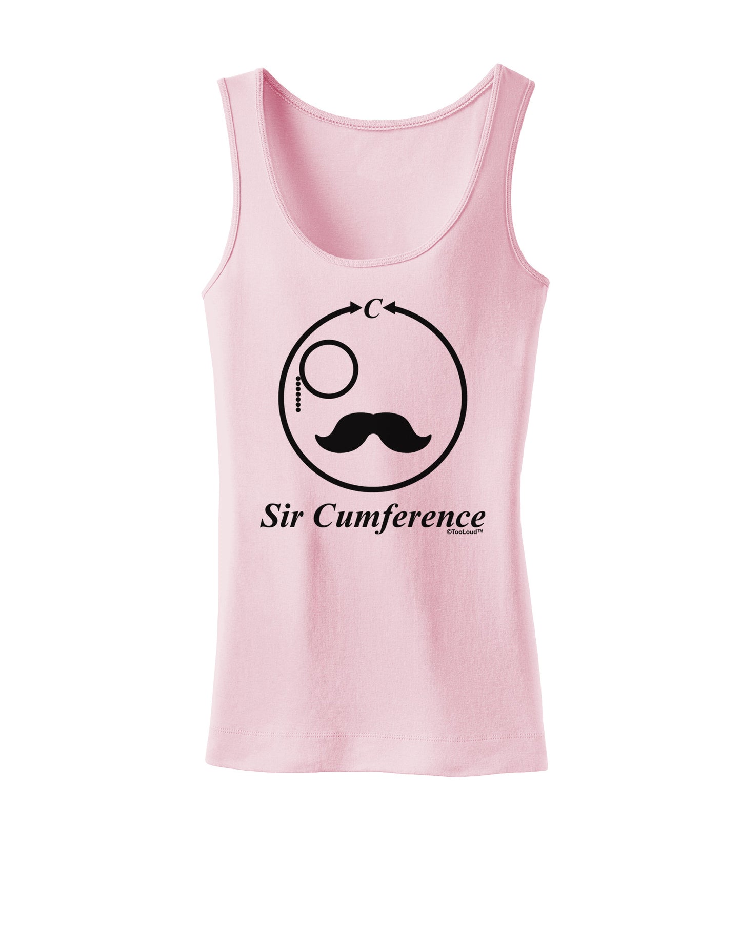 Sir Cumference Womens Petite Tank Top-TooLoud-SoftPink-X-Small-Davson Sales