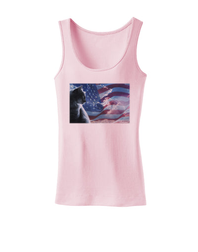 All American Cat Womens Tank Top by TooLoud-Womens Tank Tops-TooLoud-SoftPink-X-Small-Davson Sales