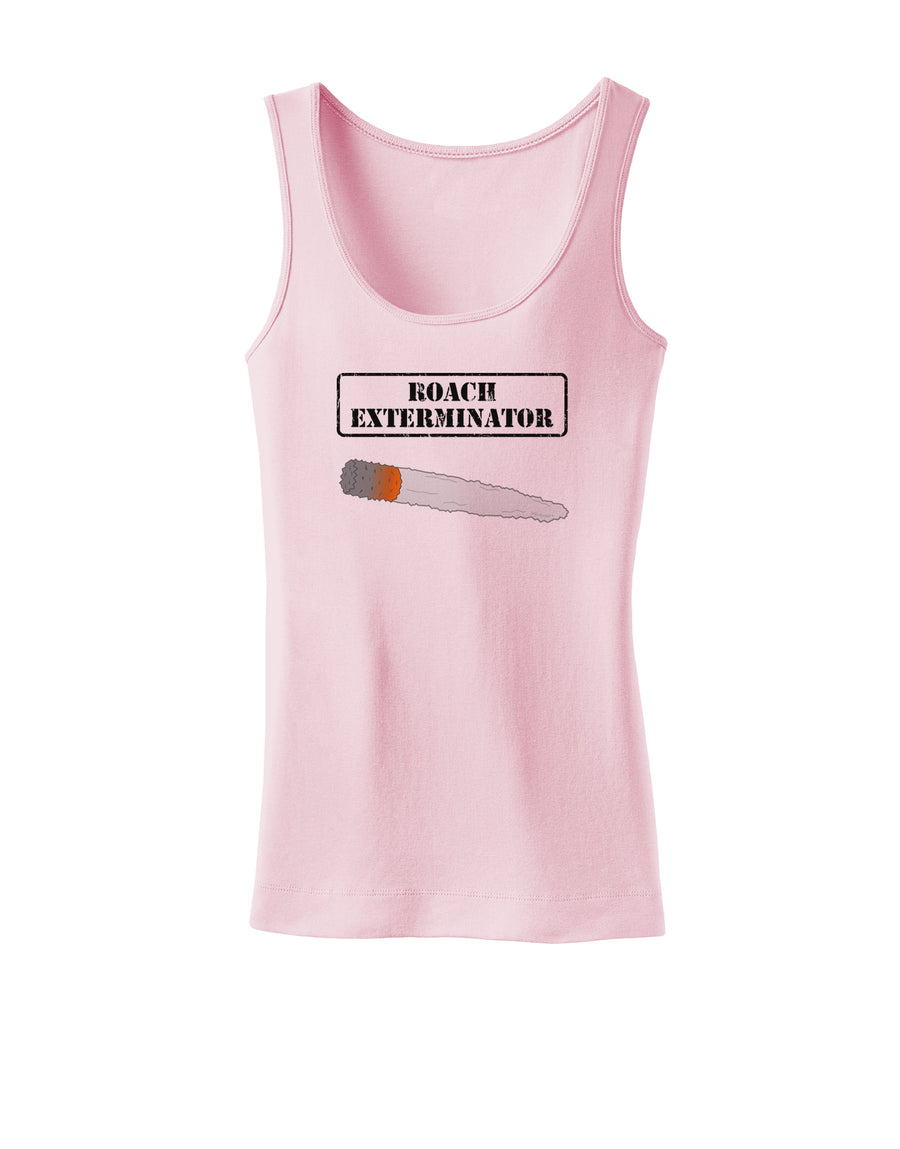 Roach Exterminator - Marijuana Womens Tank Top-Womens Tank Tops-TooLoud-White-X-Small-Davson Sales