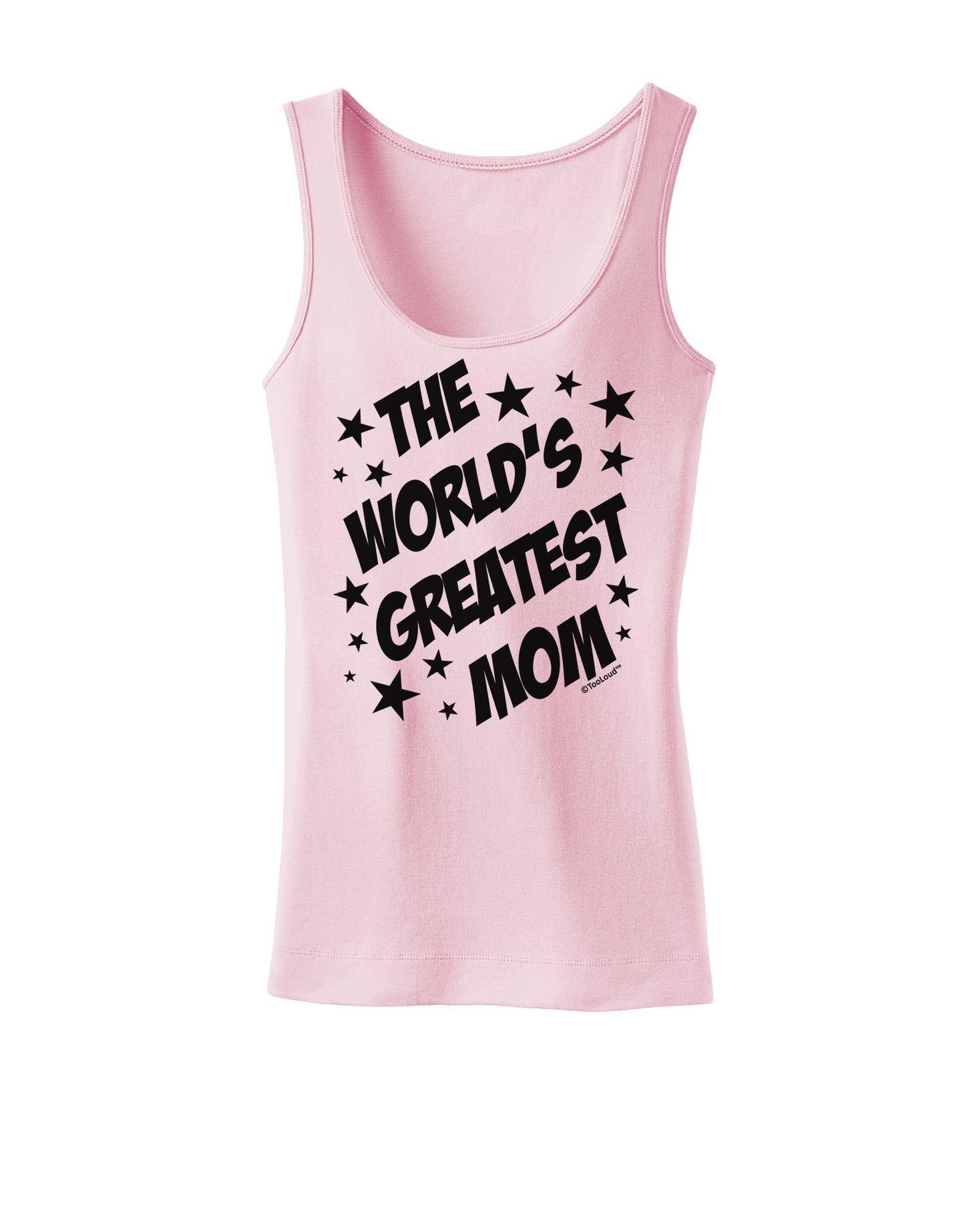 The World's Greatest Mom - Superhero Style Womens Tank Top by TooLoud-Womens Tank Tops-TooLoud-SoftPink-X-Small-Davson Sales