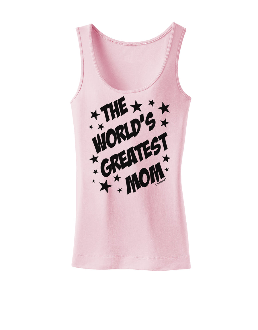 The World's Greatest Mom - Superhero Style Womens Tank Top by TooLoud-Womens Tank Tops-TooLoud-White-X-Small-Davson Sales