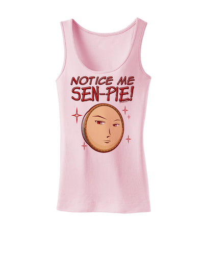 Notice Me Sen-pie Womens Tank Top-Womens Tank Tops-TooLoud-SoftPink-X-Small-Davson Sales