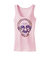TooLoud No one can hurt me without my permission Ghandi Womens Petite Tank Top-Womens Tank Tops-TooLoud-SoftPink-X-Small-Davson Sales