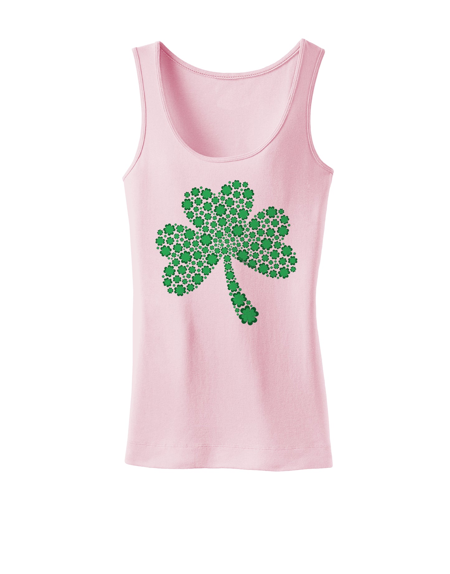 St. Patrick's Day Shamrock Design - Shamrocks Womens Tank Top by TooLoud-Womens Tank Tops-TooLoud-SoftPink-X-Small-Davson Sales