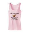 I'm Into Fitness Burrito Funny Womens Petite Tank Top by TooLoud-Clothing-TooLoud-SoftPink-X-Small-Davson Sales