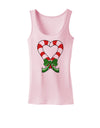 Candy Cane Heart Christmas Womens Tank Top-Womens Tank Tops-TooLoud-SoftPink-X-Small-Davson Sales