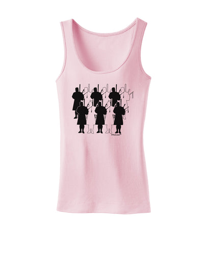 Eleven Pipers Piping Womens Tank Top-Womens Tank Tops-TooLoud-SoftPink-X-Small-Davson Sales