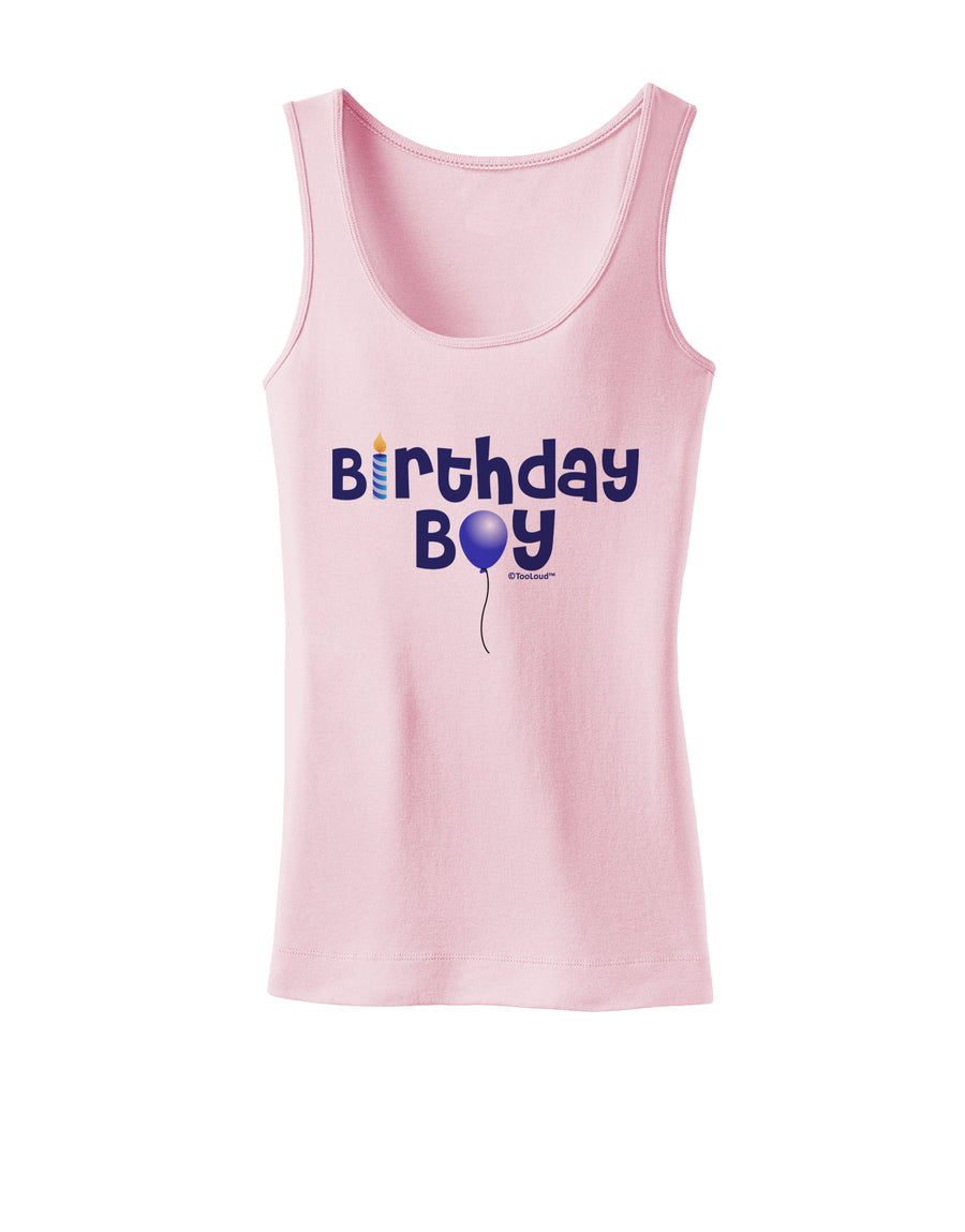 Birthday Boy - Candle and Balloon Womens Tank Top by TooLoud-Womens Tank Tops-TooLoud-White-X-Small-Davson Sales