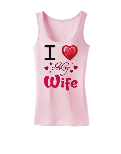 I Love Heart My Wife Womens Tank Top-Womens Tank Tops-TooLoud-SoftPink-X-Small-Davson Sales