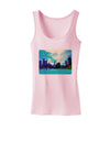 Chicago Skyline Watercolor Womens Tank Top-Womens Tank Tops-TooLoud-SoftPink-X-Small-Davson Sales