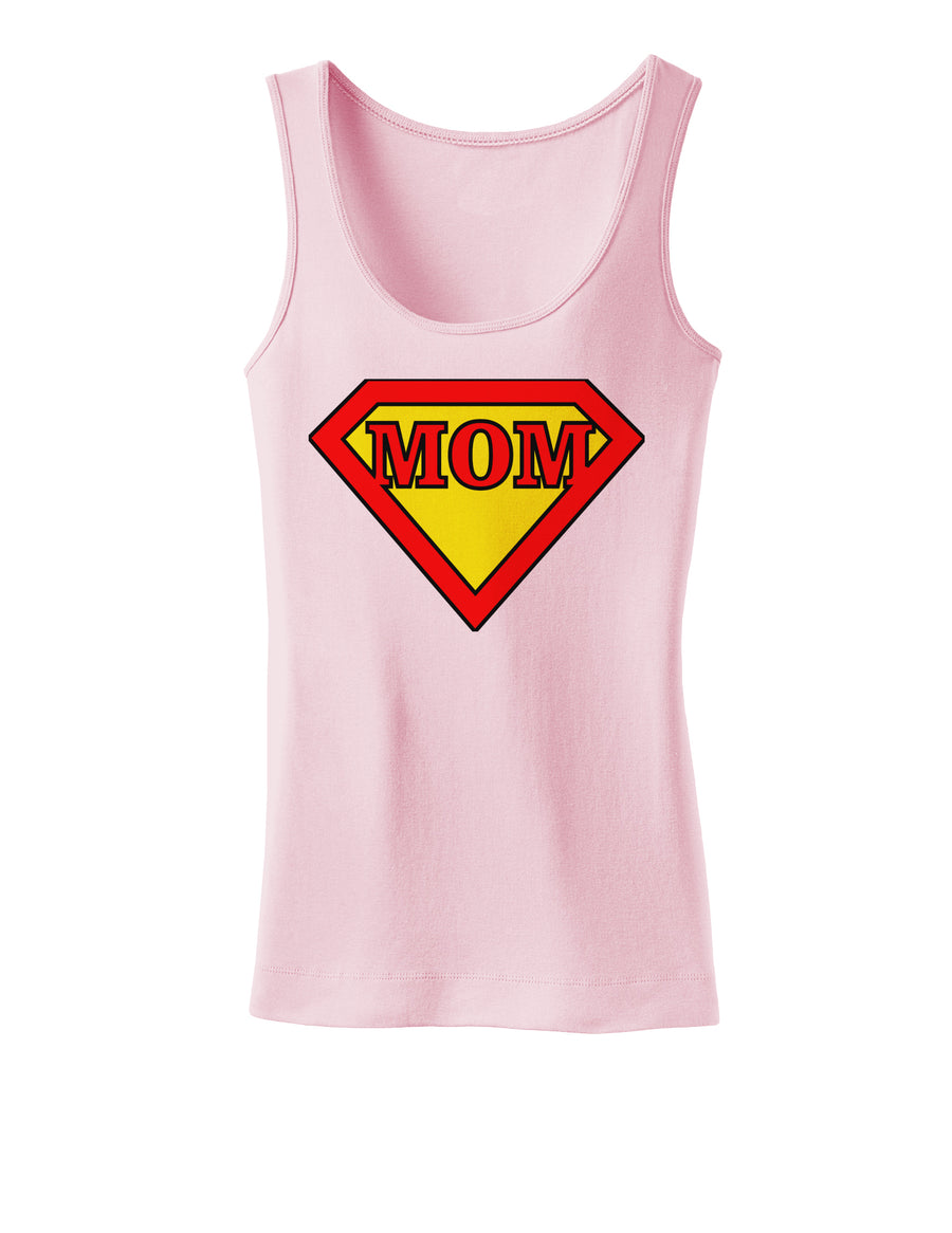 Super Mom Womens Tank Top-Womens Tank Tops-TooLoud-White-X-Small-Davson Sales