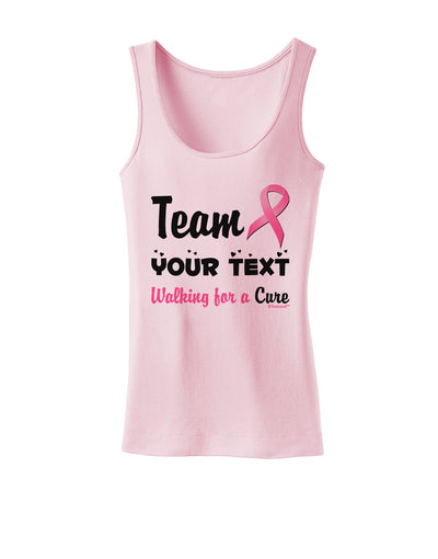 Personalized Team -Name- Breast Cancer Walk - Walking for a Cure Womens Tank Top-Womens Tank Tops-TooLoud-SoftPink-X-Small-Davson Sales