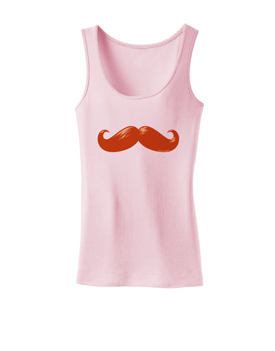 Big Redhead Mustache Womens Tank Top-Womens Tank Tops-TooLoud-SoftPink-X-Small-Davson Sales