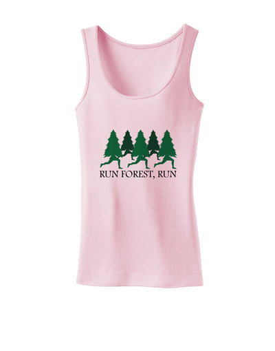 Run Forest Run Funny Womens Petite Tank Top by TooLoud-TooLoud-SoftPink-X-Small-Davson Sales