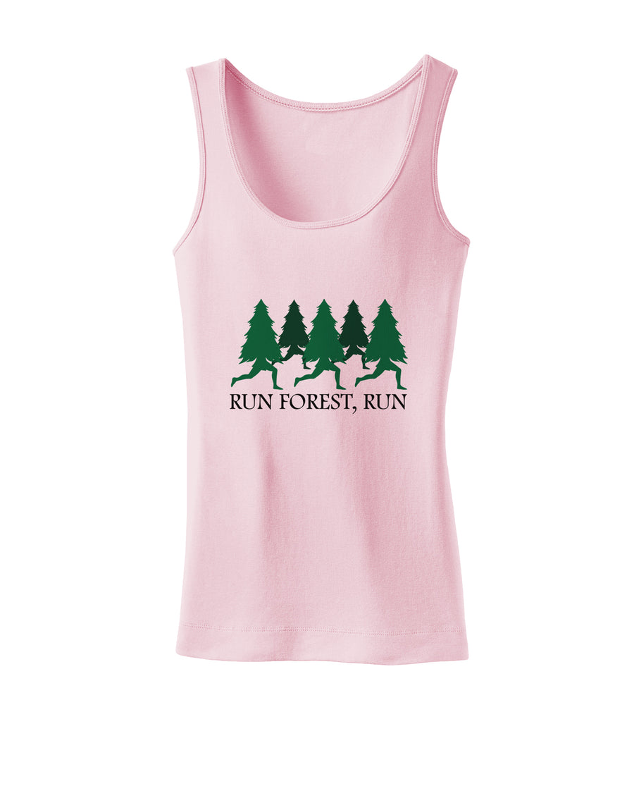 Run Forest Run Funny Womens Petite Tank Top by TooLoud-TooLoud-White-X-Small-Davson Sales