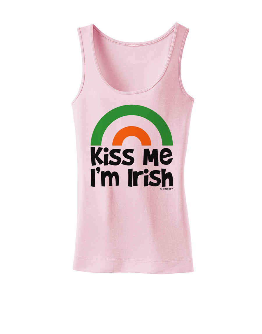 Irish Flag Rainbow - Kiss Me I'm Irish Womens Tank Top by TooLoud-Womens Tank Tops-TooLoud-White-X-Small-Davson Sales