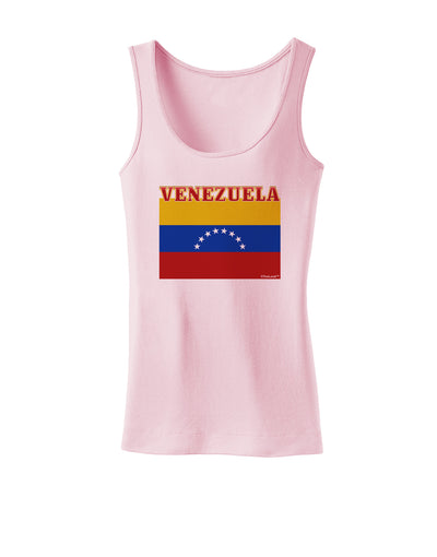 Venezuela Flag Womens Petite Tank Top-TooLoud-SoftPink-X-Small-Davson Sales