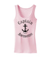 captain Awesome Funny Womens Tank Top-Womens Tank Tops-TooLoud-SoftPink-X-Small-Davson Sales